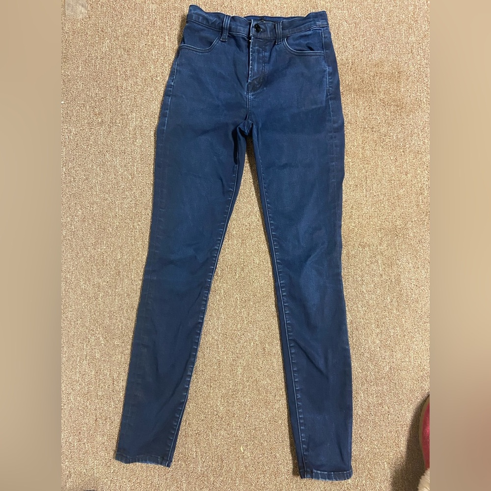J Brand Dark Blue Skinny Jeans